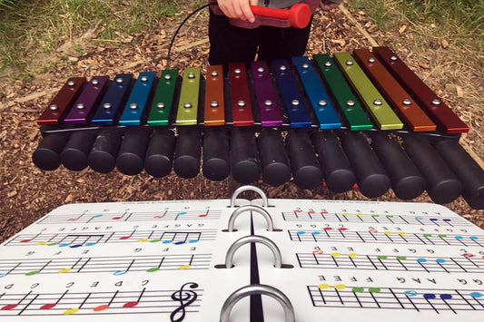 Music Book (Two Music Sheets/4 Songs) - Schoolscapes US