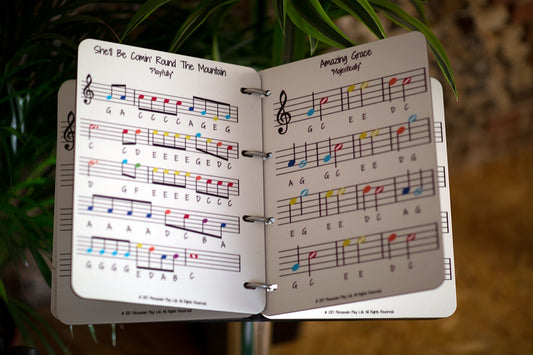 Music Book (Four Music Sheets/8 Songs) - Schoolscapes US