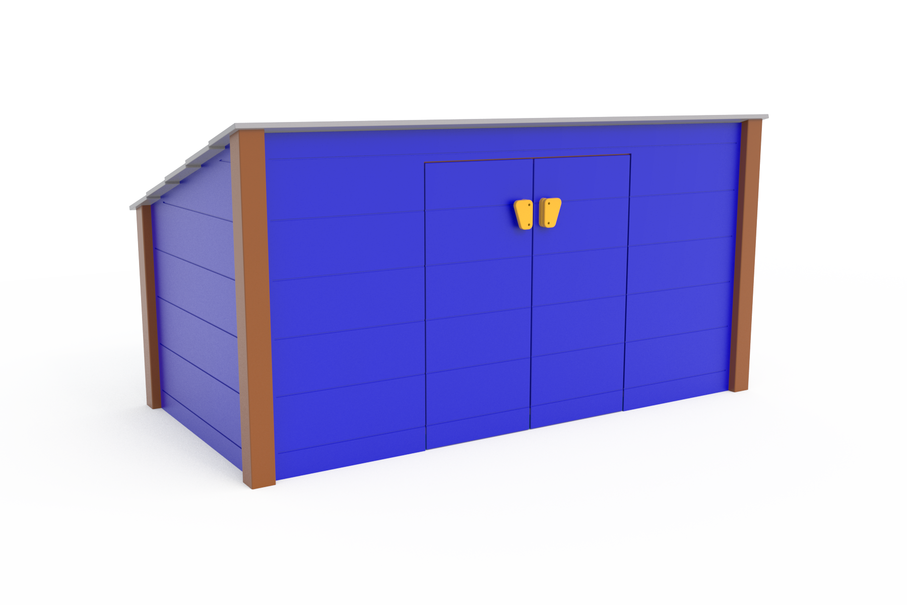 4'x4'x8' Modern Trike Shed - Schoolscapes US