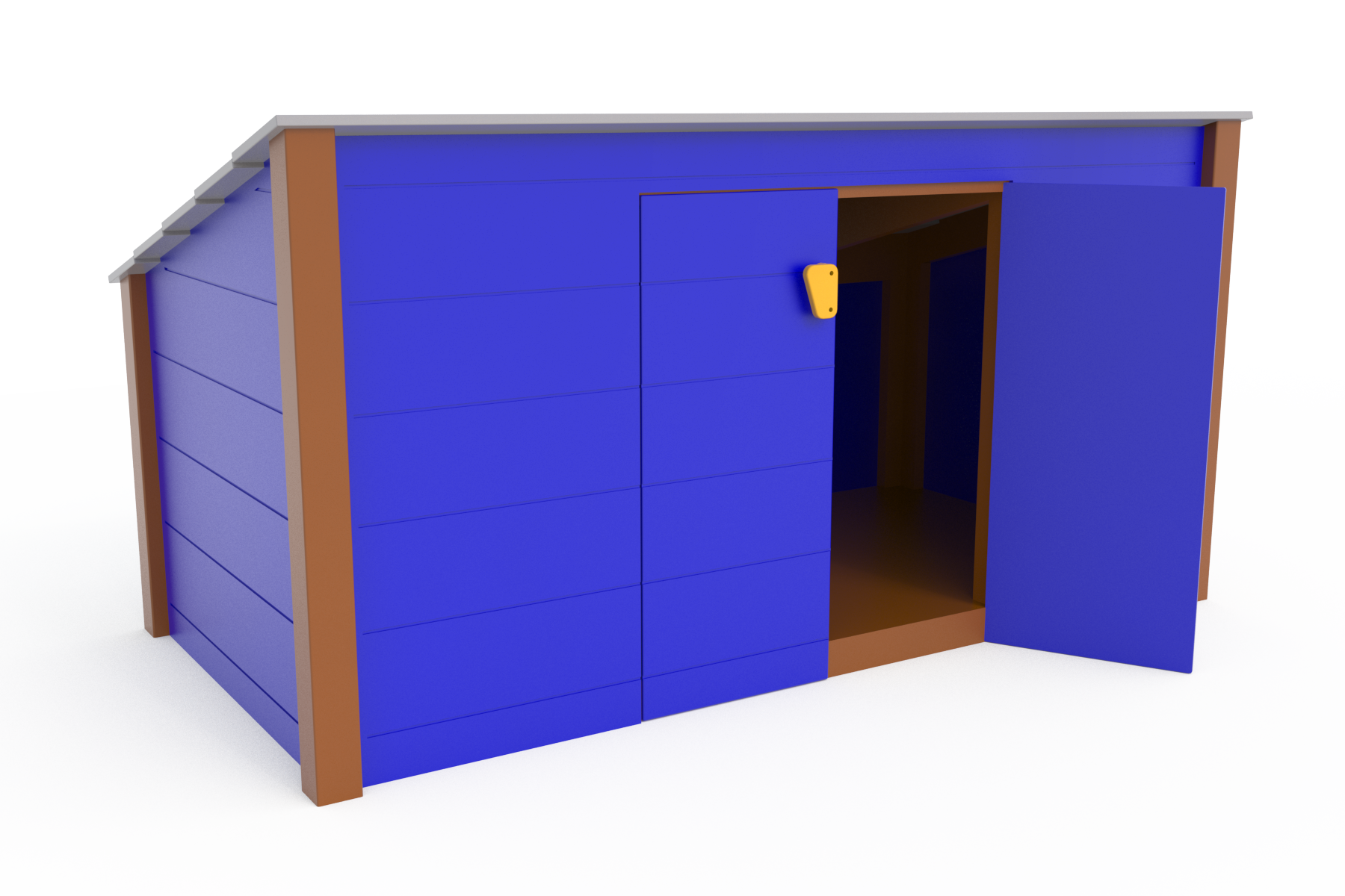 4'x4'x8' Modern Trike Shed - Schoolscapes US
