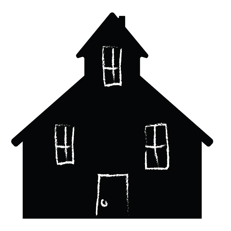 Fence Schoolhouse Chalkboard - Schoolscapes US