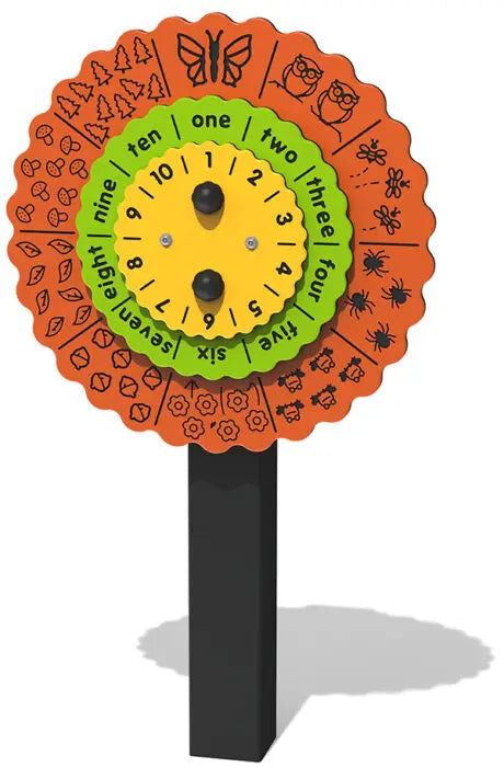 Concentric Counting Flower with Post - Schoolscapes US