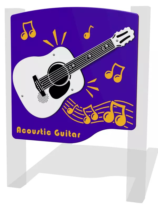 PlayTronic Acoustic Guitar Musical Panel - Schoolscapes US