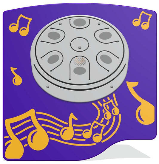 PlayTronic Tongue Drum Musical Panel - Schoolscapes US