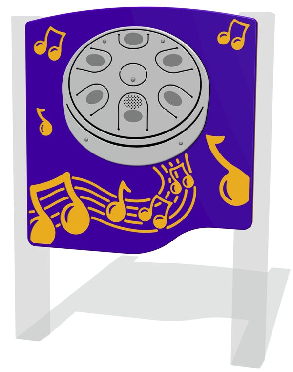 PlayTronic Tongue Drum Musical Panel - Schoolscapes US