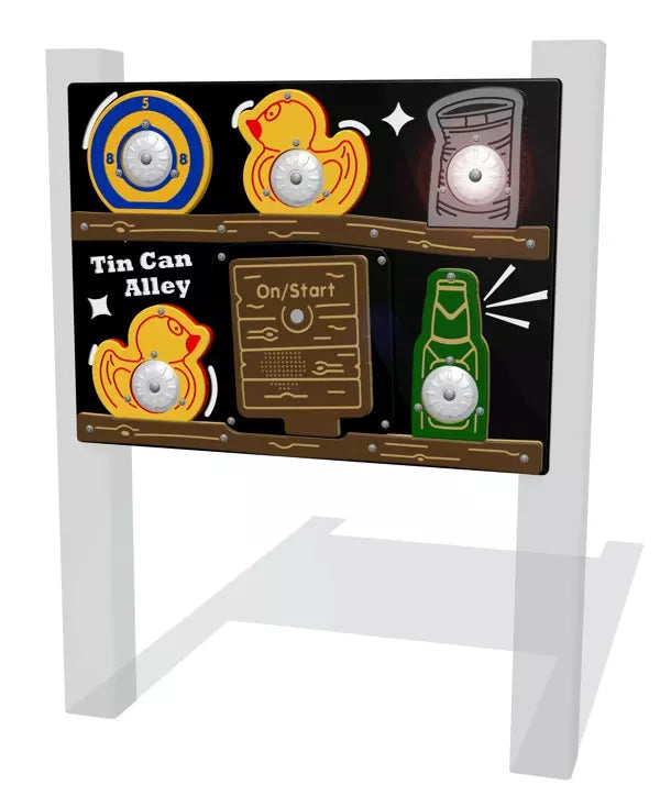 PlayTronic Tin Can Alley Reactions Game Panel - Schoolscapes US