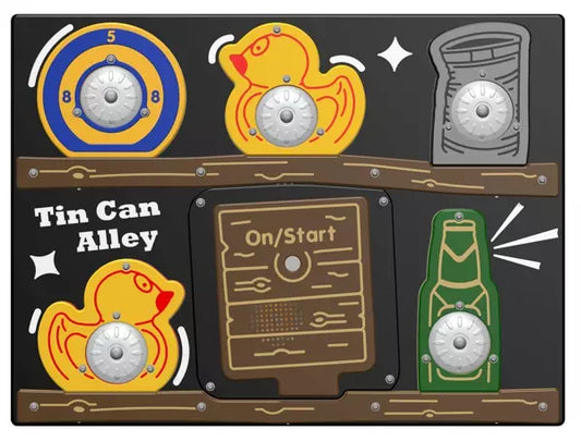 PlayTronic Tin Can Alley Reactions Game Panel - Schoolscapes US