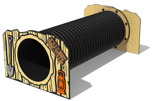 Adventure Ribbed Crawl Through Play Tunnel - Schoolscapes US
