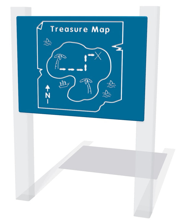 Treasure Map Play Panel - Schoolscapes US
