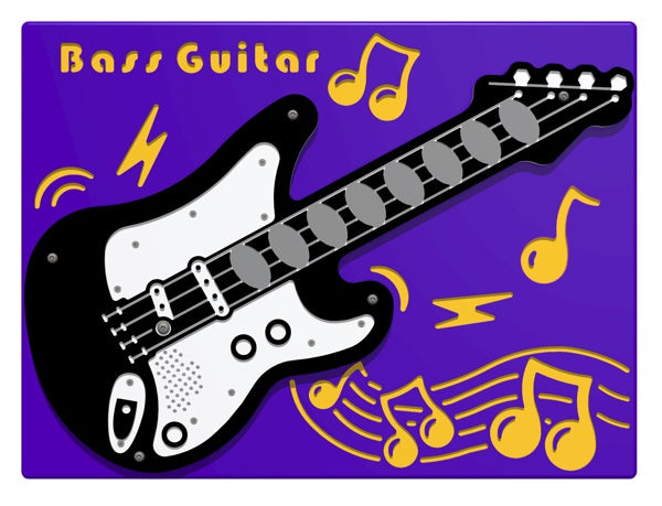 PlayTronic Bass Guitar Musical Panel - Schoolscapes US