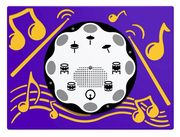 PlayTronic Drums Musical Panel - Schoolscapes US