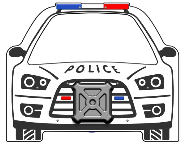 PlayTronic Police Car Sounds Panel - Schoolscapes US