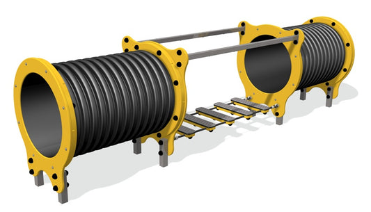Ribbed Tunnel Balance Bridge - Schoolscapes US