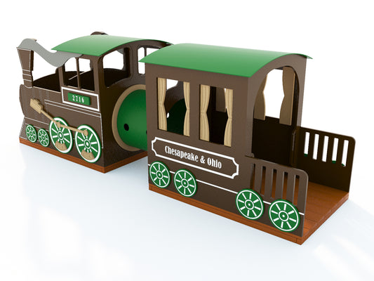 Toddler Steam Engine W/Coach - Schoolscapes US