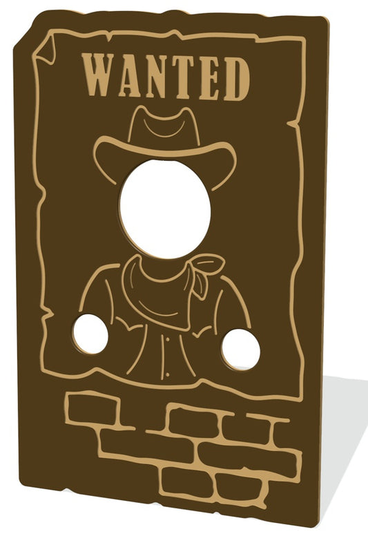 Wild West Head Through Play Panel - Schoolscapes US