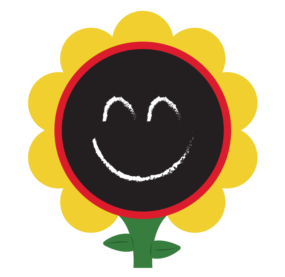 Fence Flower Chalkboard - Schoolscapes US
