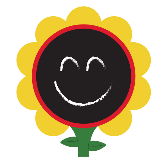 Fence Flower Chalkboard - Schoolscapes US