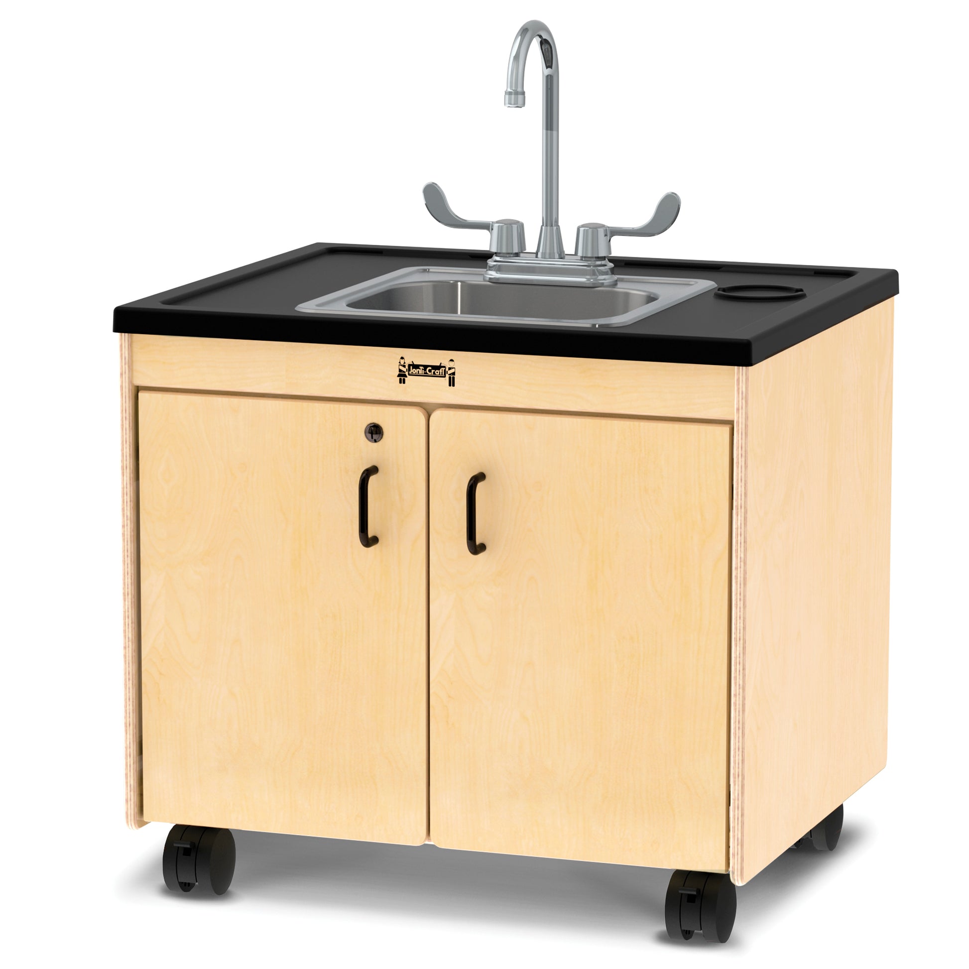 Clean Hands Helper Portable Sink (stainless steel): 26" no plumbing required - Schoolscapes US