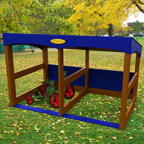 Double Trike Shed 2 Bay - Schoolscapes US