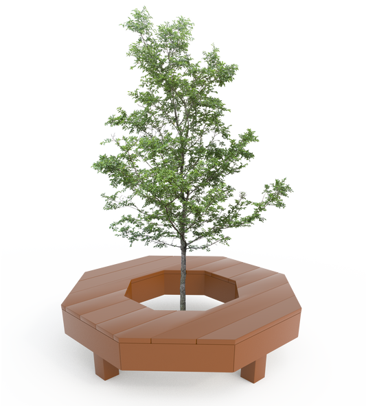 Octagon Tree Bench - Schoolscapes US