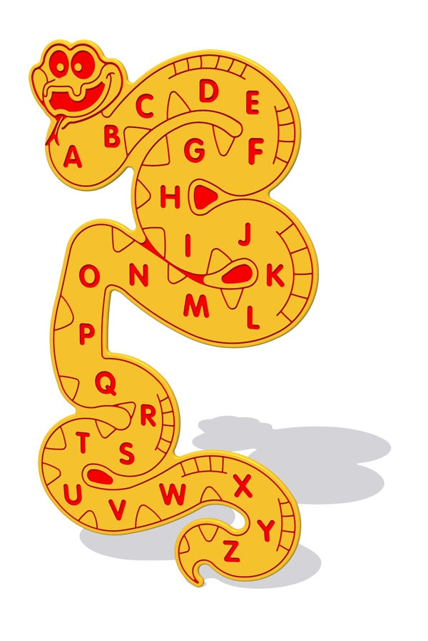 Alphabet Snake Wall Play Panel - Schoolscapes US