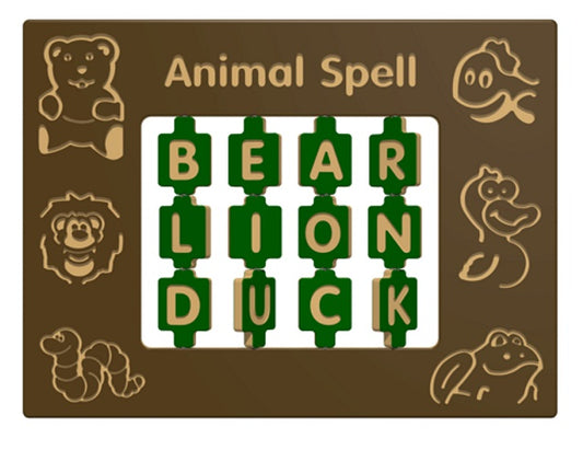 Animal Spelling Play Panel