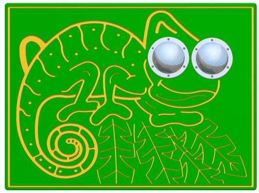 Bug Eyes Chameleon Play Panel