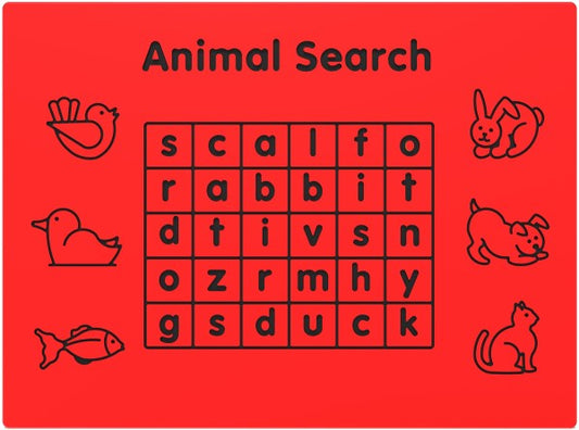 Animal Search Play Panel