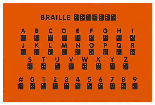 Braille Alphabet and Number Play Panel - Schoolscapes US