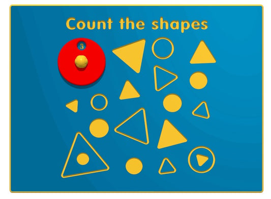 Count the shapes Play Panel