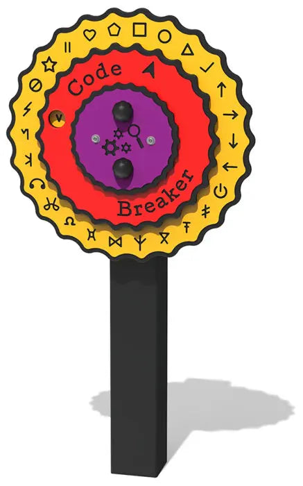 Concentric Code Breaker Flower with Post | Schoolscapes US