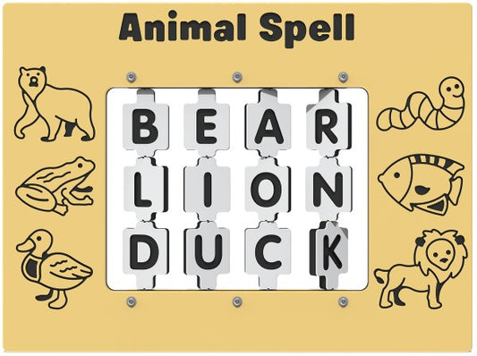 Animal Spelling Play Panel