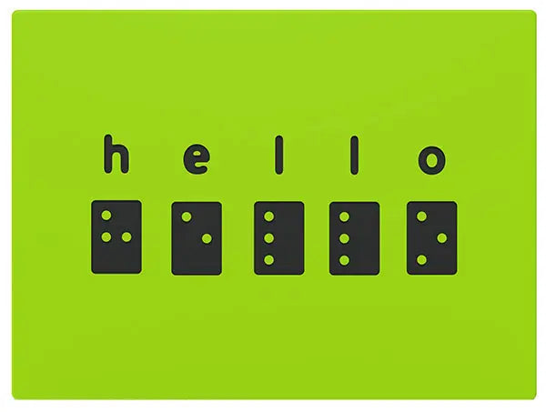 Hello Braille Play Panel - Schoolscapes US