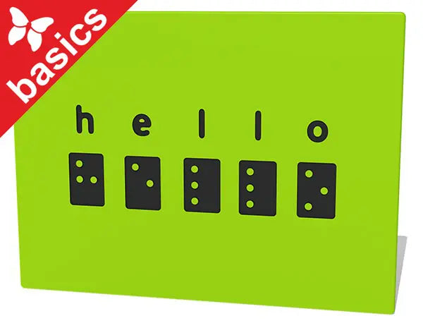 Hello Braille Play Panel - Schoolscapes US