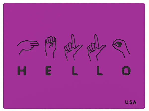 Hello Sign Language US Play Panel (basics) - Schoolscapes US