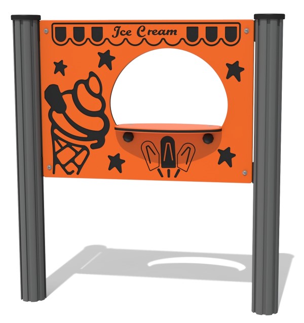 Ice Cream Shop Play Panel - Schoolscapes US