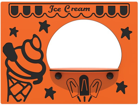 Ice Cream Shop Play Panel - Schoolscapes US