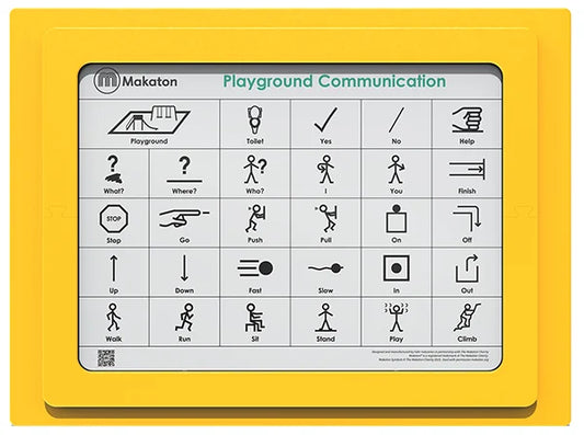 Makaton Playground Communication Panel - Schoolscapes US