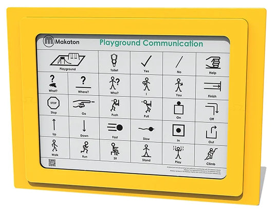 Makaton Playground Communication Panel - Schoolscapes US