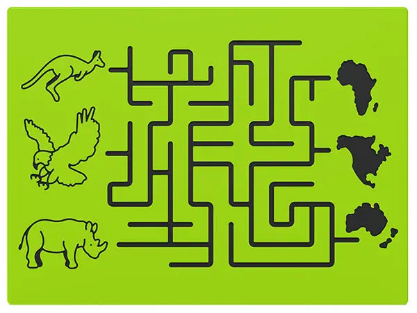 Animal Origins Maze Play Panel (basics) - Schoolscapes US