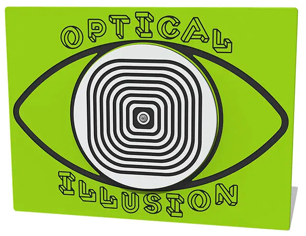 Pulsing Square Optical Illusion Play Panel - Schoolscapes US