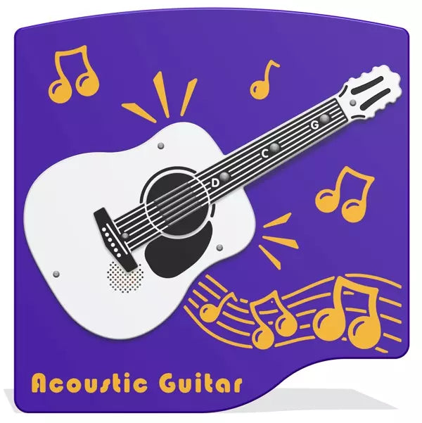 PlayTronic Acoustic Guitar Musical Panel - Schoolscapes US