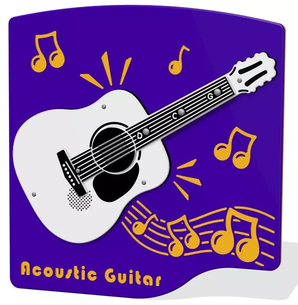 PlayTronic Acoustic Guitar Musical Panel - Schoolscapes US