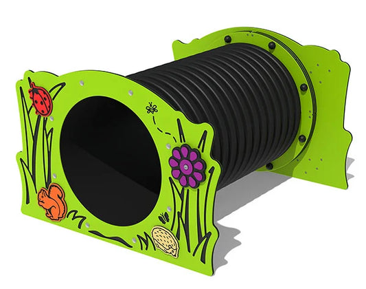 Woodland Ribbed Crawl Through Play Tunnel - Schoolscapes US