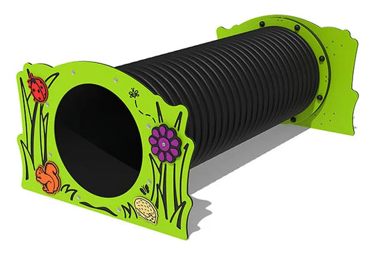 Woodland Ribbed Crawl Through Play Tunnel - Schoolscapes US