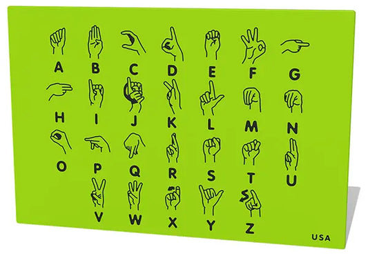 Sign Language (USA) Play Panel - Schoolscapes US