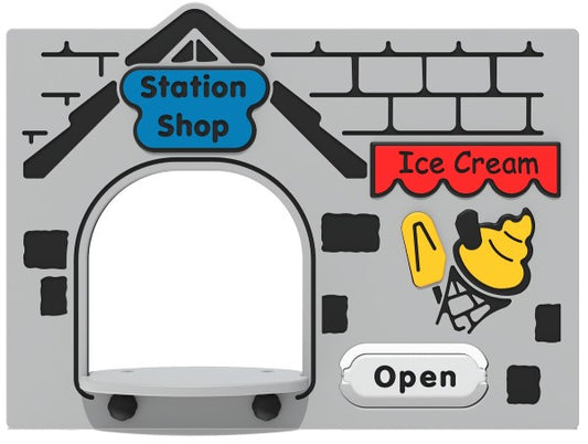 Station Shop Play Panel - Schoolscapes US