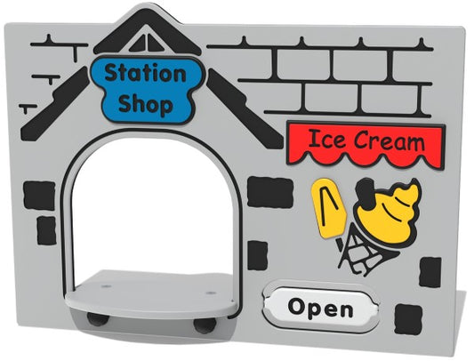 Station Shop Play Panel - Schoolscapes US