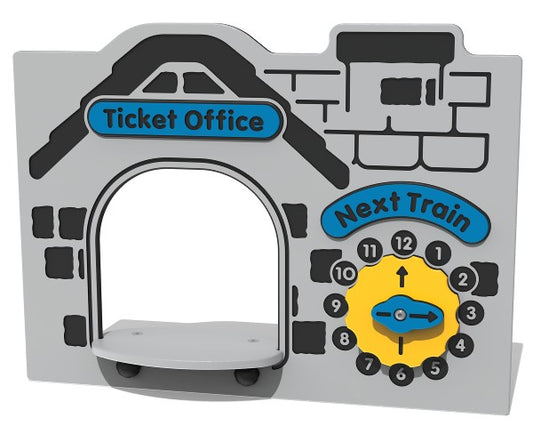 Train Ticket Office Play Panel - Schoolscapes US