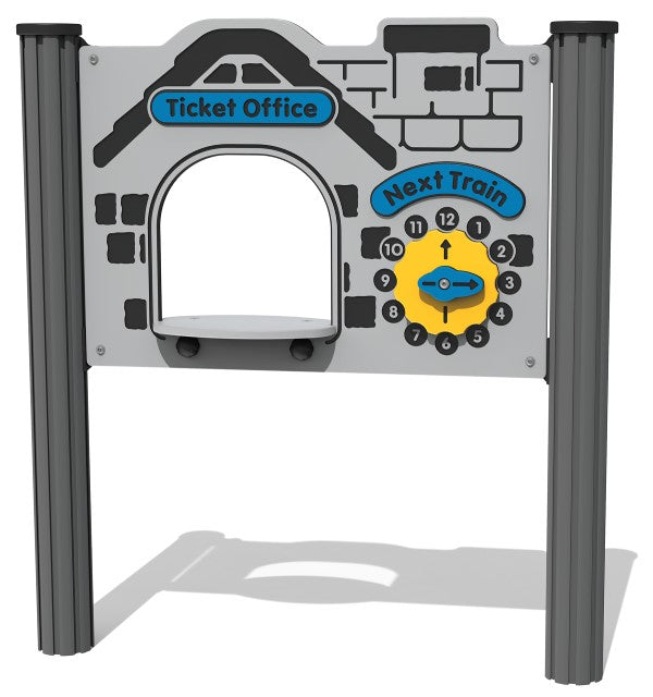 Train Ticket Office Play Panel - Schoolscapes US